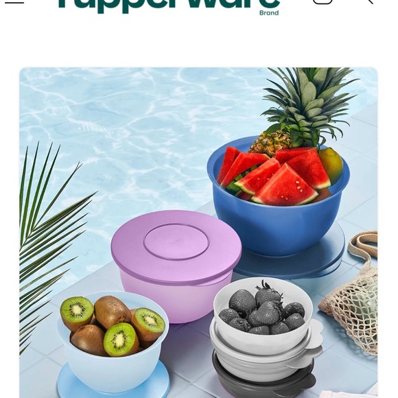 NEW (NIP) Tupperware Impressions Classic Bowls Set - Picture 2 of 3